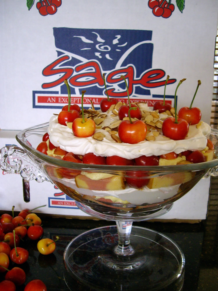 Fresh Cherry Trifle