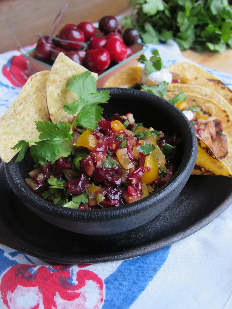 Fresh Cherry Salsa