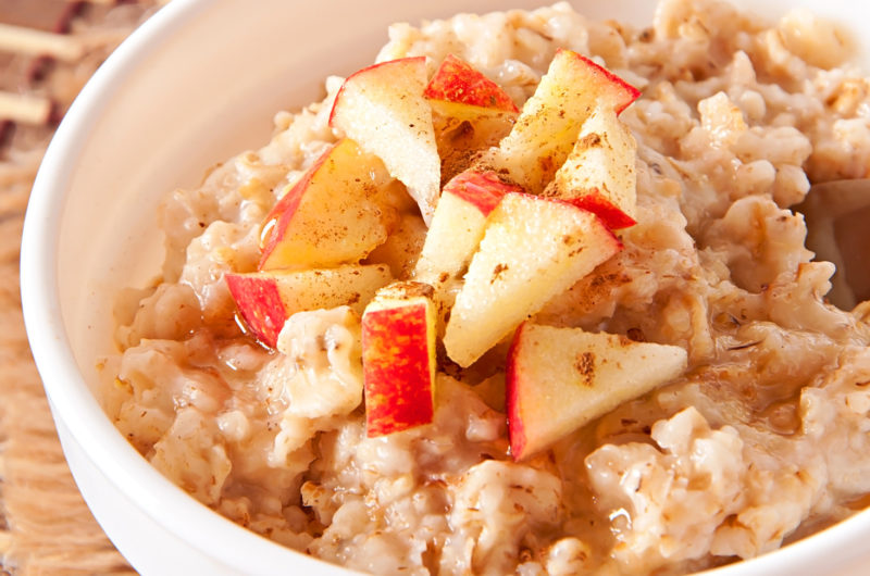 Slow-Cooker Apple Oatmeal Custard Breakfast