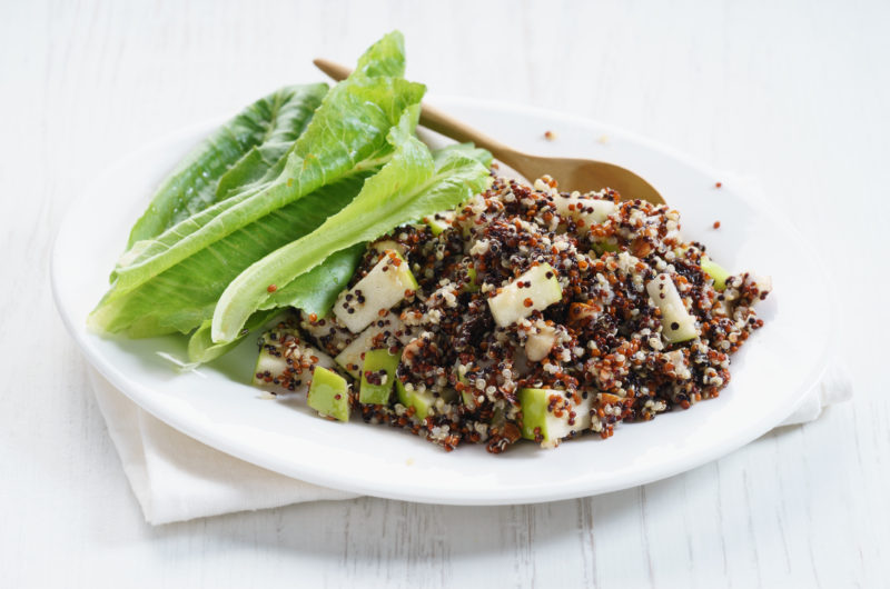 Apple Quinoa Lettuce Wraps